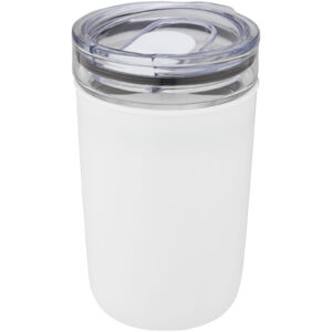 Bicchiere Bello da 420 ml in vetro con parete esterna in plastica riciclata