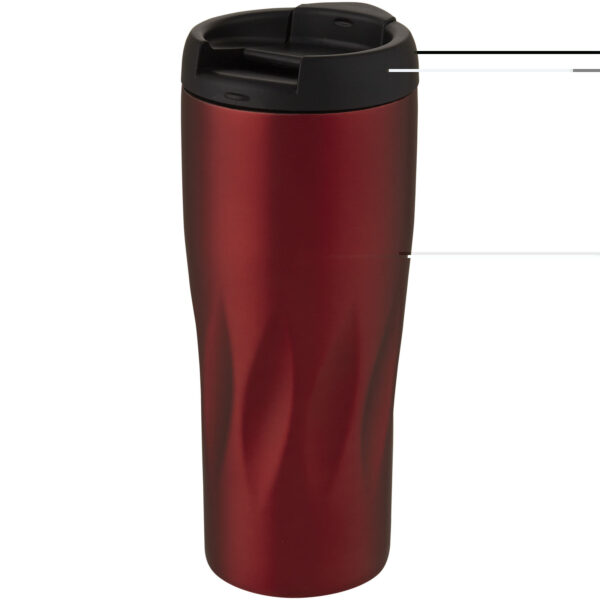 Bicchiere termico con isolamento sottovuoto in rame da 450 ml Waves