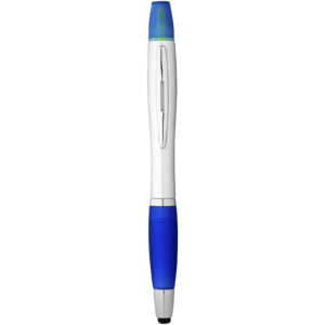 Penna a sfera con stylus ed evidenziatore Nash