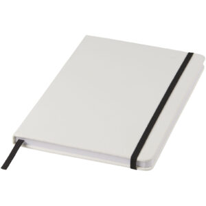Blocco note bianco formato A5 con elastico colorato Spectrum