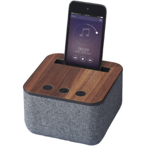 Speaker Bluetooth® in tessuto e legno Shae