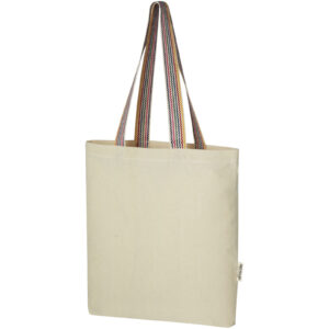 Tote bag in cotone riciclato da 180 g/m² Rainbow - 5L