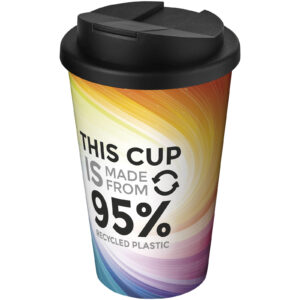 Bicchiere termico con chiusura ermetica da 350 ml Brite-Americano® Recycled