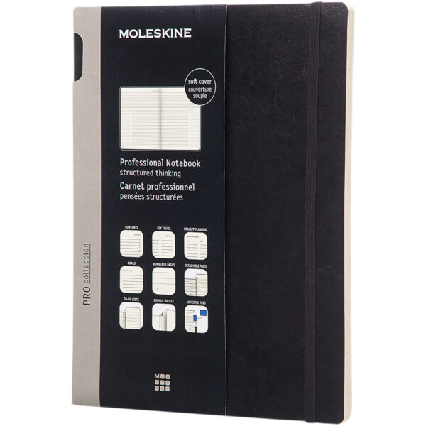 Blocco note con copertina morbida Moleskine Pro XL